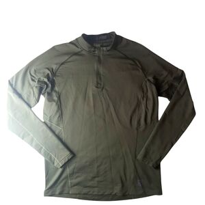 Nike Dri-fit Fitted QuarterZip Pullover Shirt Pro Olive Green Mens Size XL